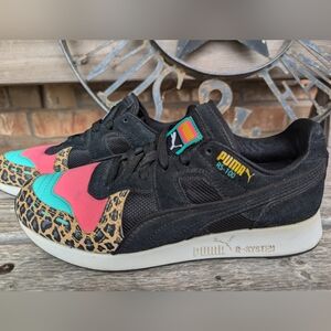 PUMA RS-100 Party Cheetah size 5.5C or 7W sneakers